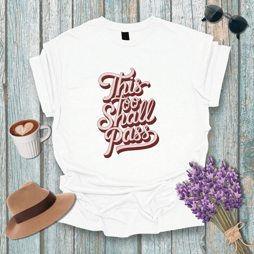 Inspirational Unisex Softstyle T-Shirt - "This Too Shall Pass"