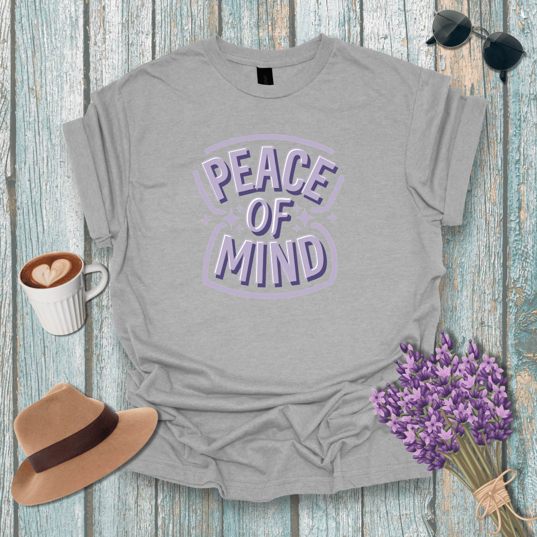 Peace of Mind Unisex Softstyle T-Shirt - Casual Comfort for Relaxation and Positivity