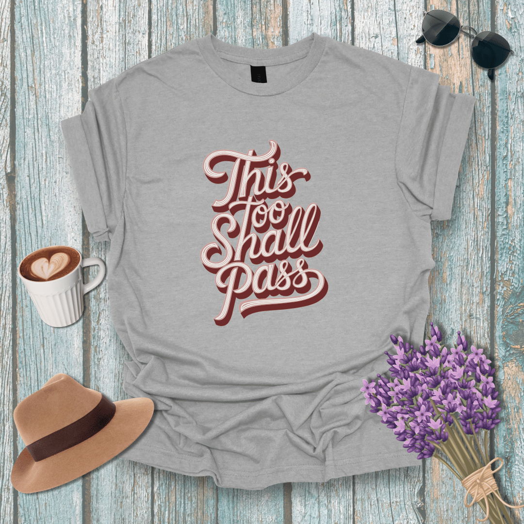 Inspirational Unisex Softstyle T-Shirt - "This Too Shall Pass"