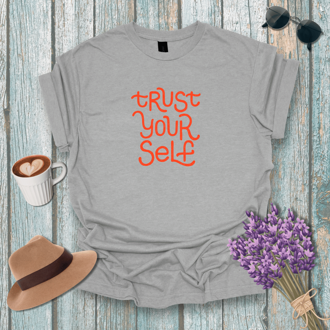 Trust Yourself Unisex Softstyle T-Shirt - Inspirational Casual Tee for Self-Love