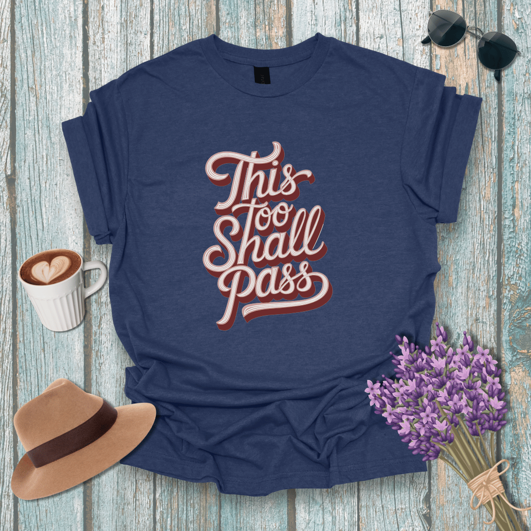 Inspirational Unisex Softstyle T-Shirt - "This Too Shall Pass"