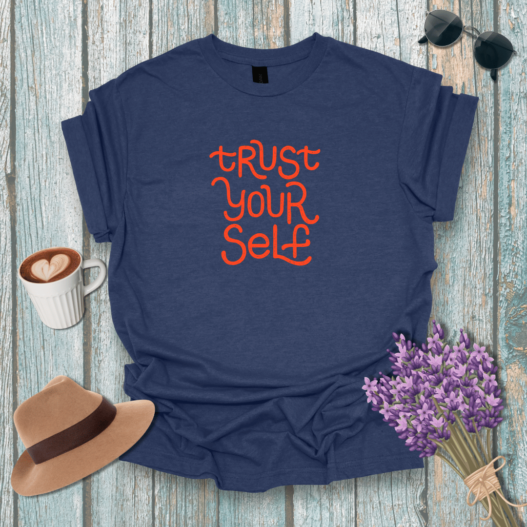 Trust Yourself Unisex Softstyle T-Shirt - Inspirational Casual Tee for Self-Love