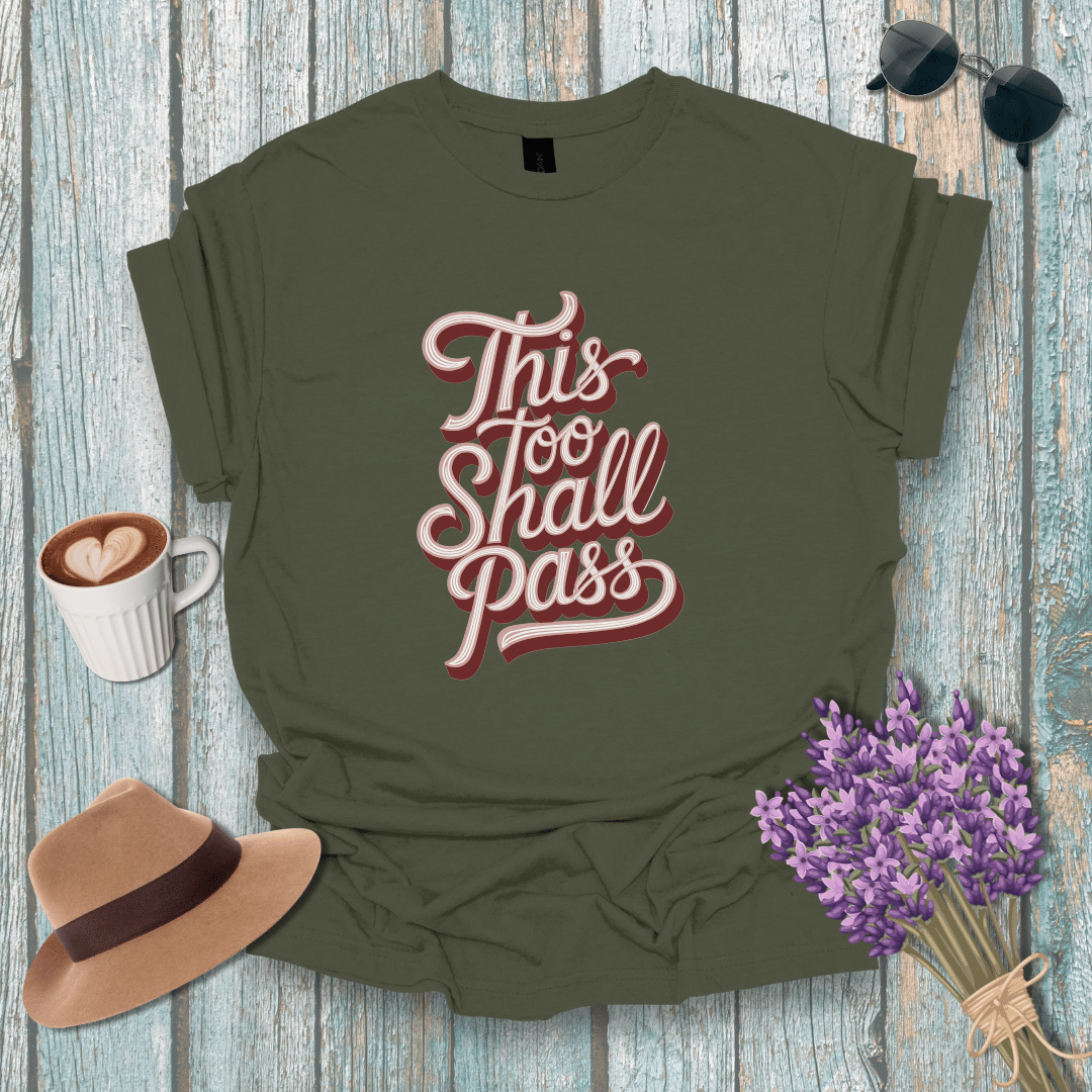 Inspirational Unisex Softstyle T-Shirt - "This Too Shall Pass"
