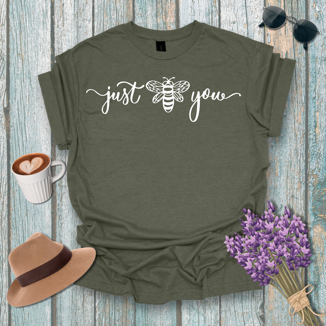 Just Bee You Unisex Softstyle T-Shirt | Comfortable Summer Tee for Bee Lovers