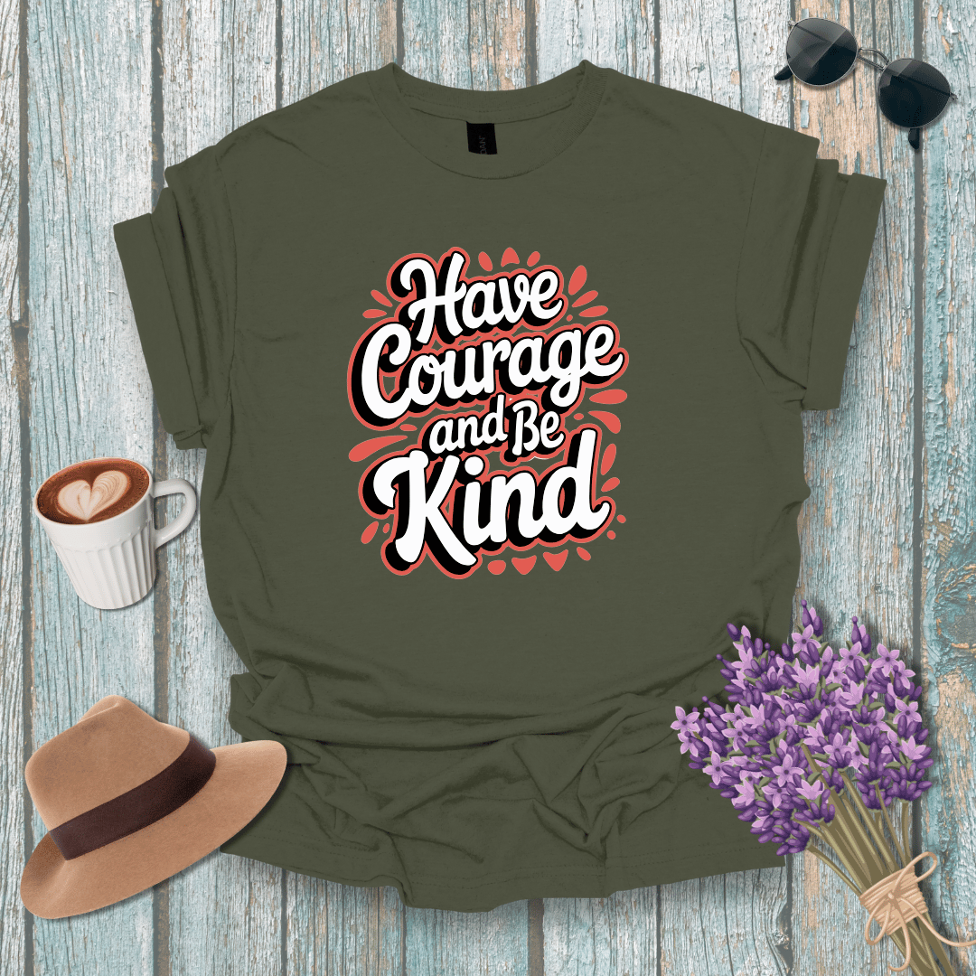 Inspirational Courage and Kindness Unisex T-Shirt