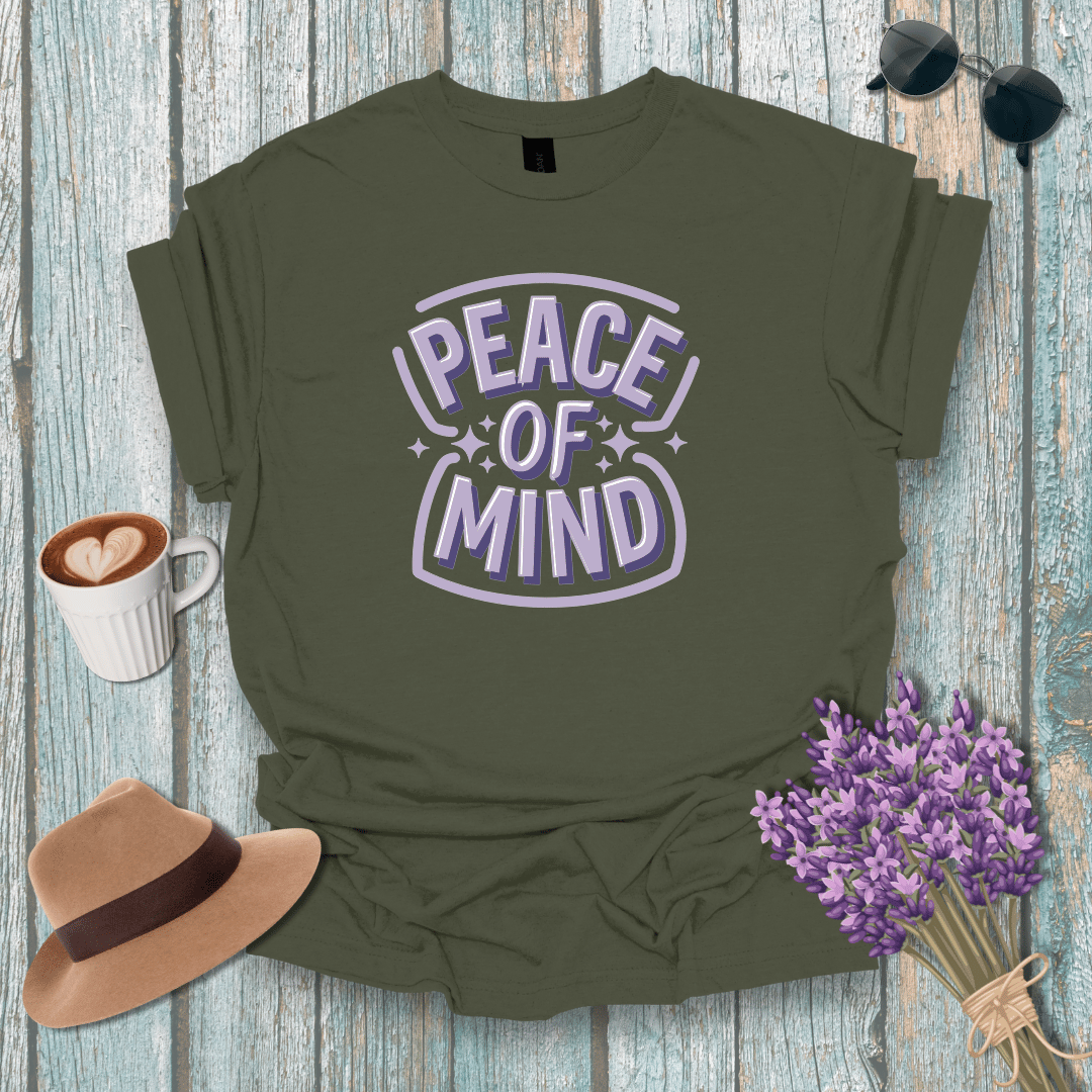 Peace of Mind Unisex Softstyle T-Shirt - Casual Comfort for Relaxation and Positivity