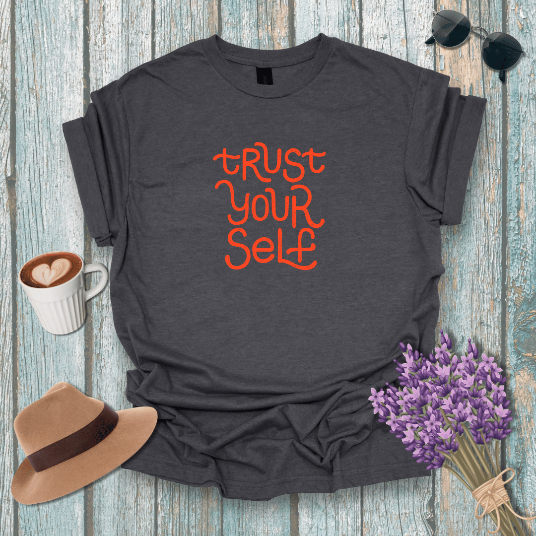 Trust Yourself Unisex Softstyle T-Shirt - Inspirational Casual Tee for Self-Love