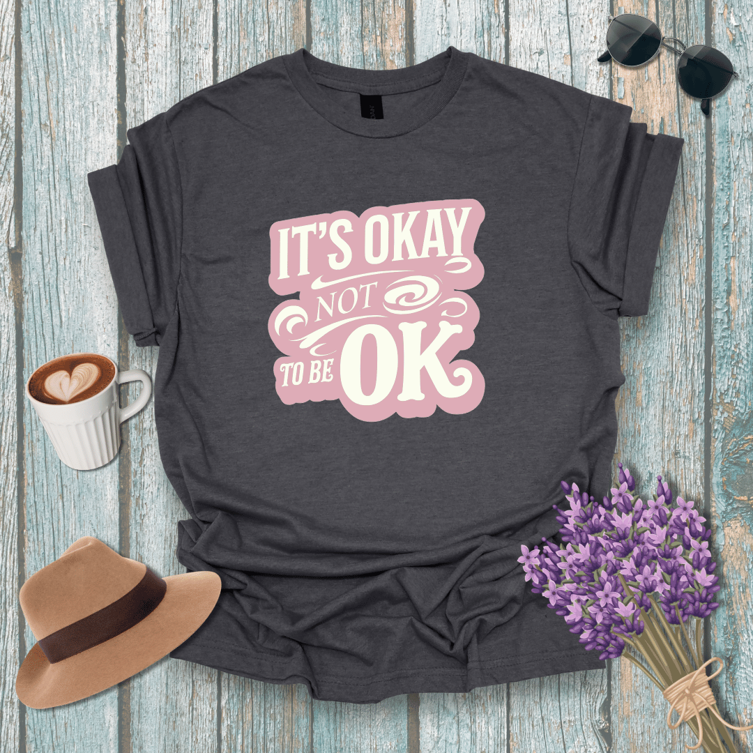 It's Okay Not to be OK Unisex Softstyle T-Shirt - Mental Health Awareness Tee