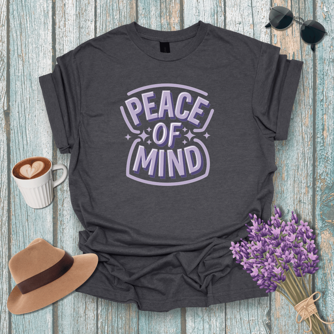 Peace of Mind Unisex Softstyle T-Shirt - Casual Comfort for Relaxation and Positivity