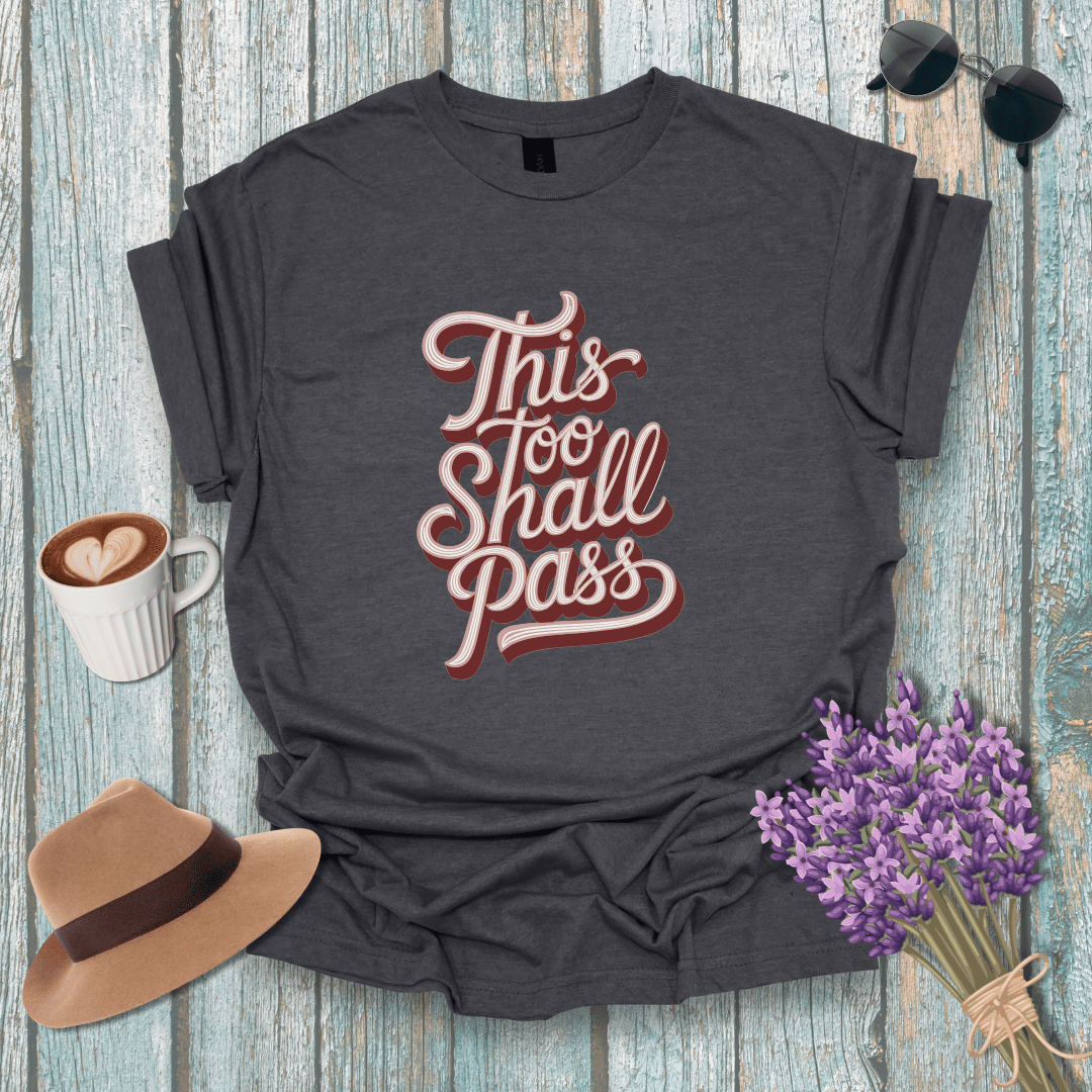 Inspirational Unisex Softstyle T-Shirt - "This Too Shall Pass"