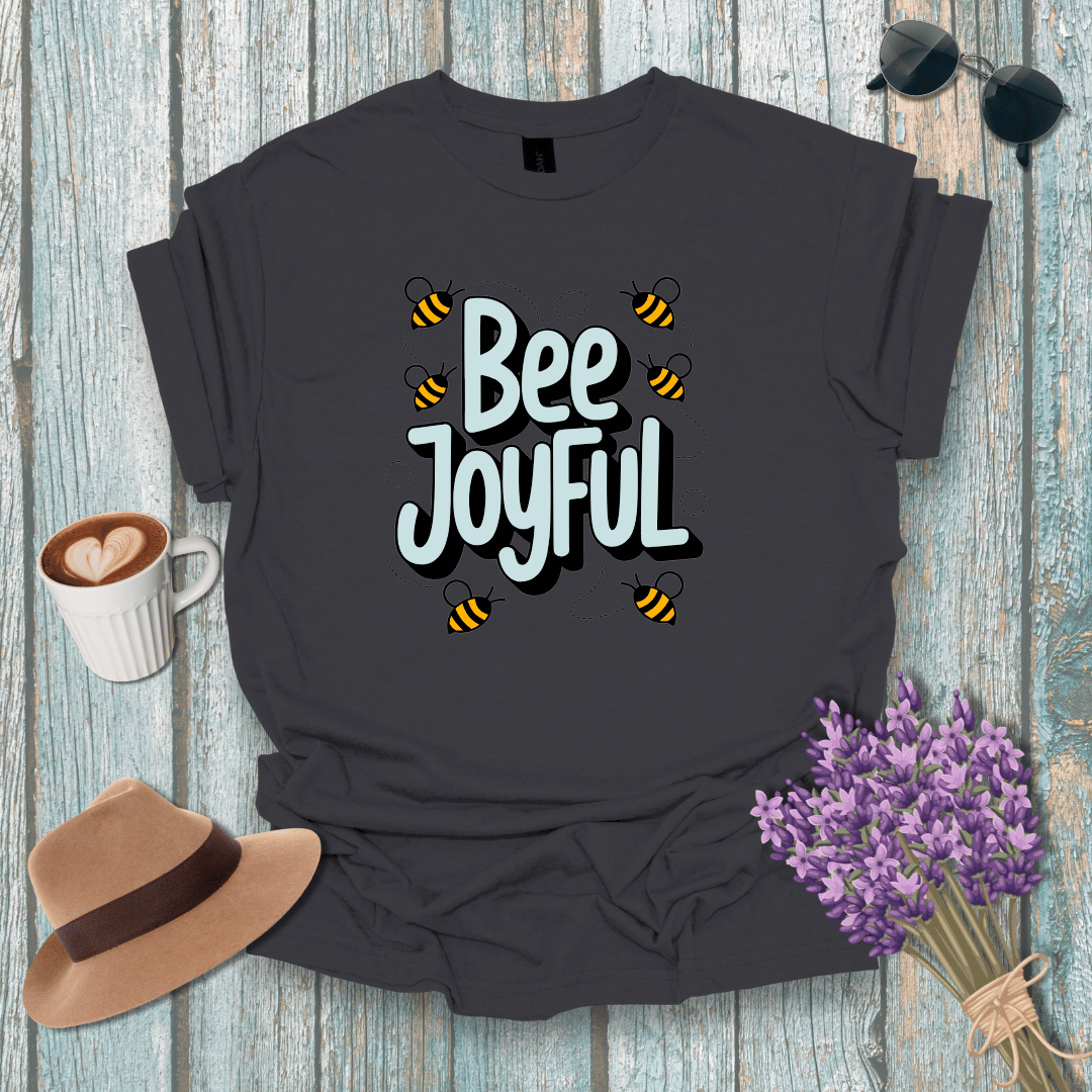 Bee Joyful Unisex Softstyle T-Shirt - Positive Vibes for Nature Lovers