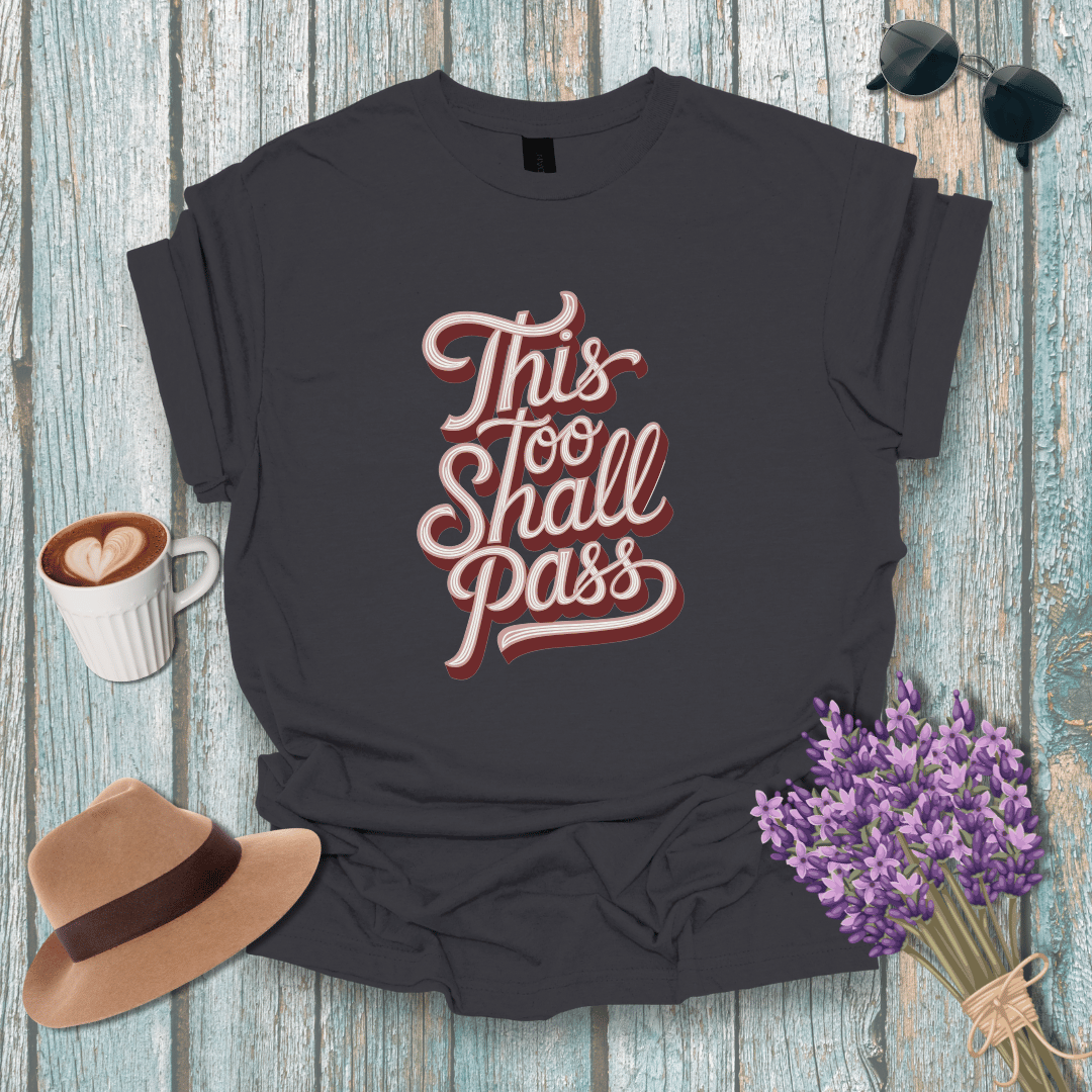 Inspirational Unisex Softstyle T-Shirt - "This Too Shall Pass"