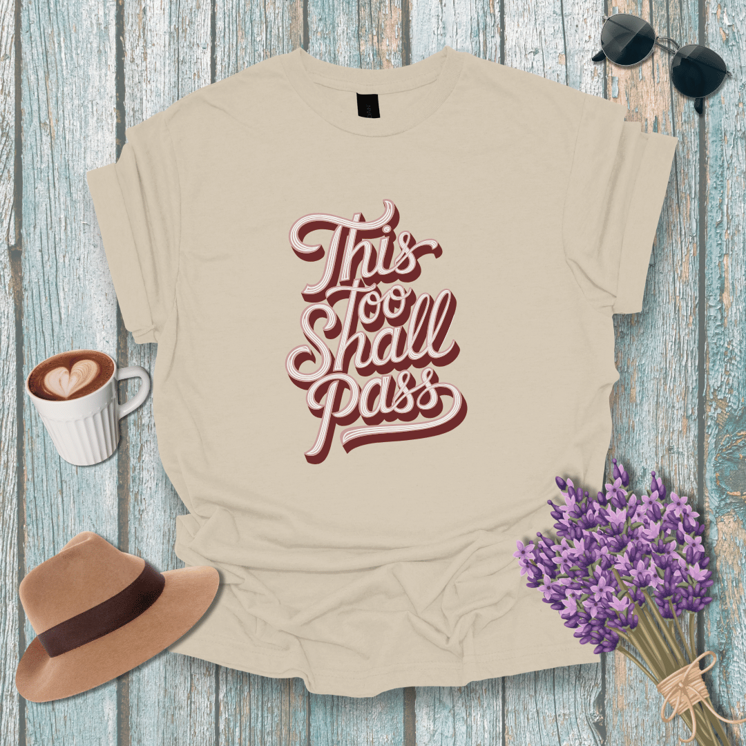 Inspirational Unisex Softstyle T-Shirt - "This Too Shall Pass"