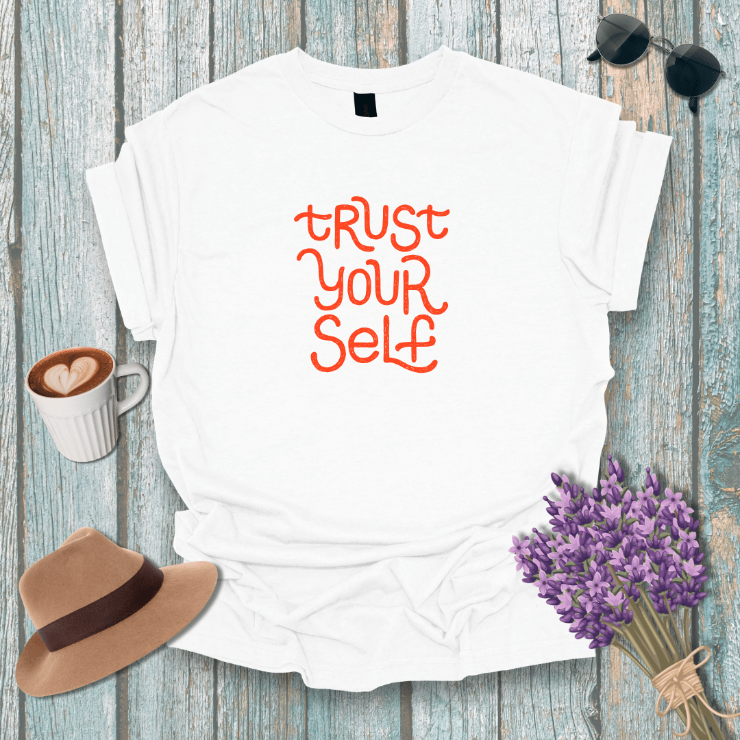 Trust Yourself Unisex Softstyle T-Shirt - Inspirational Casual Tee for Self-Love