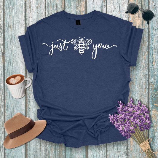 Just Bee You Unisex Softstyle T-Shirt | Comfortable Summer Tee for Bee Lovers